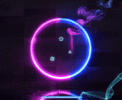 Purple and Blue Neon  Gamer  Youtube Banner (2560 × 2100 пикс.), копия.gif